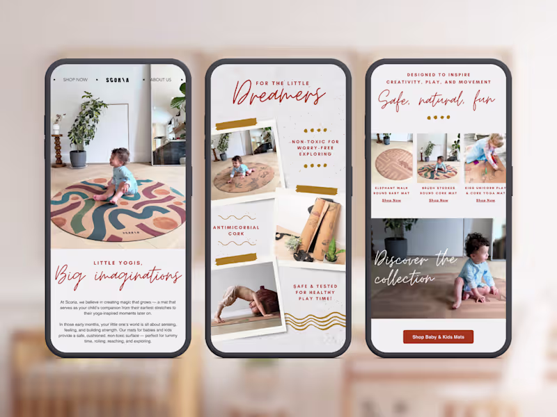 Cover image for Whimsical Email Campaign for Children's Yoga Mats