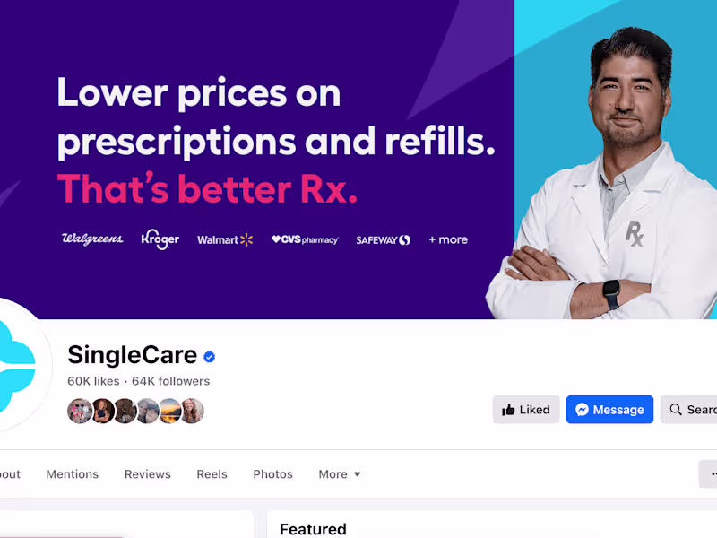 Cover image for Social strategy for SingleCare