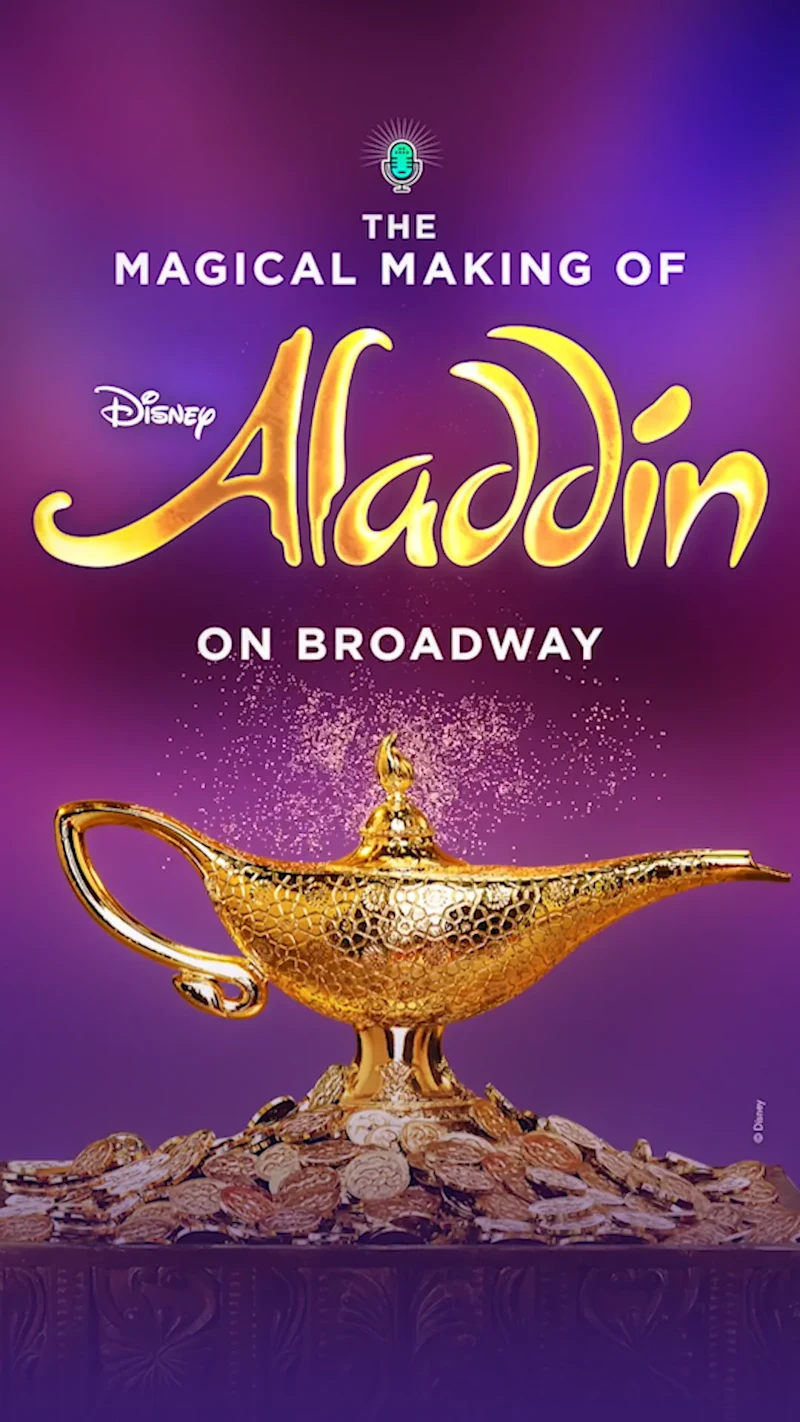 Cover image for Disney Theatricals: Aladdin Podcast Promo 