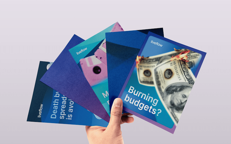 Cover image for LiveFlow — Marketing Postcard Design