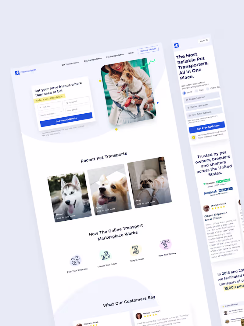 Cover image for Shipping marketplace