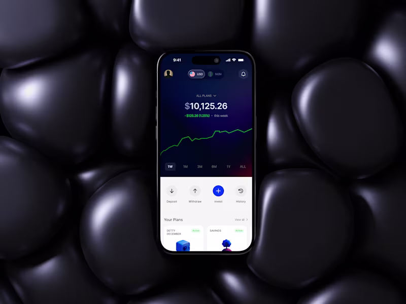 Cover image for UX Design for ZedVest Digital Investment Platform