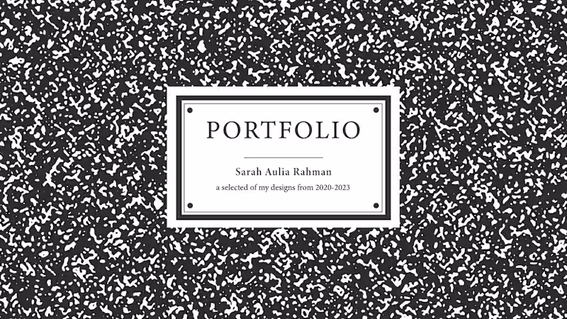 Cover image for Portfolio | Sarah Aulia Rahman :: Behance