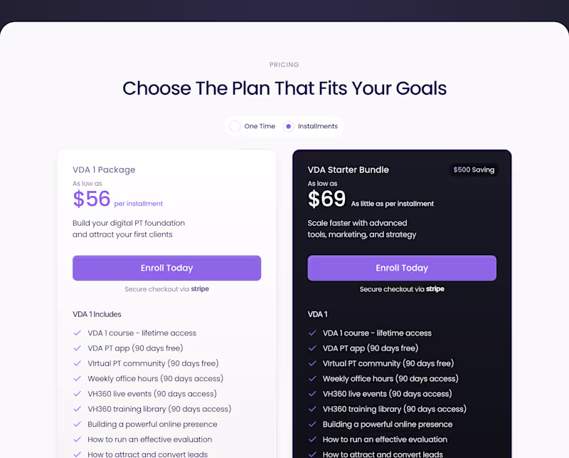 Cover image for VH360 Sign-Up Page
I designed and