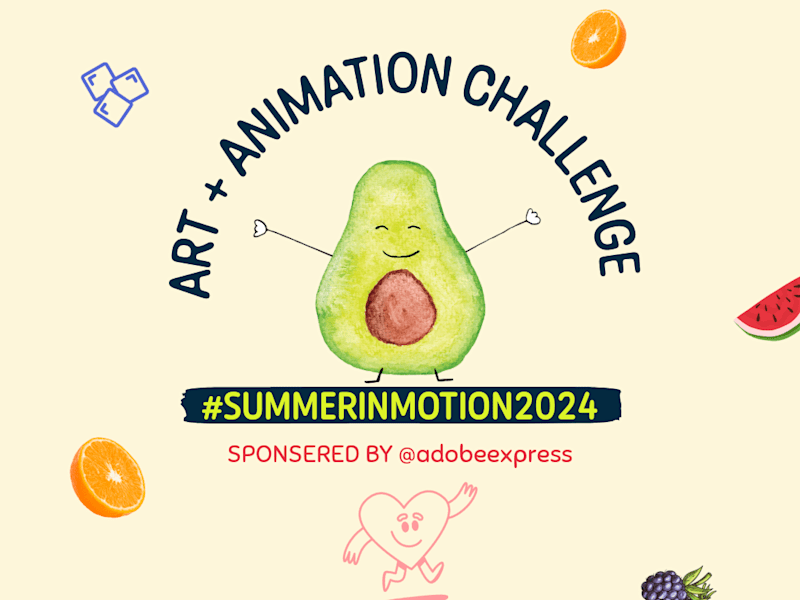 Cover image for Art + Animation Challenge by @adobeexpress
