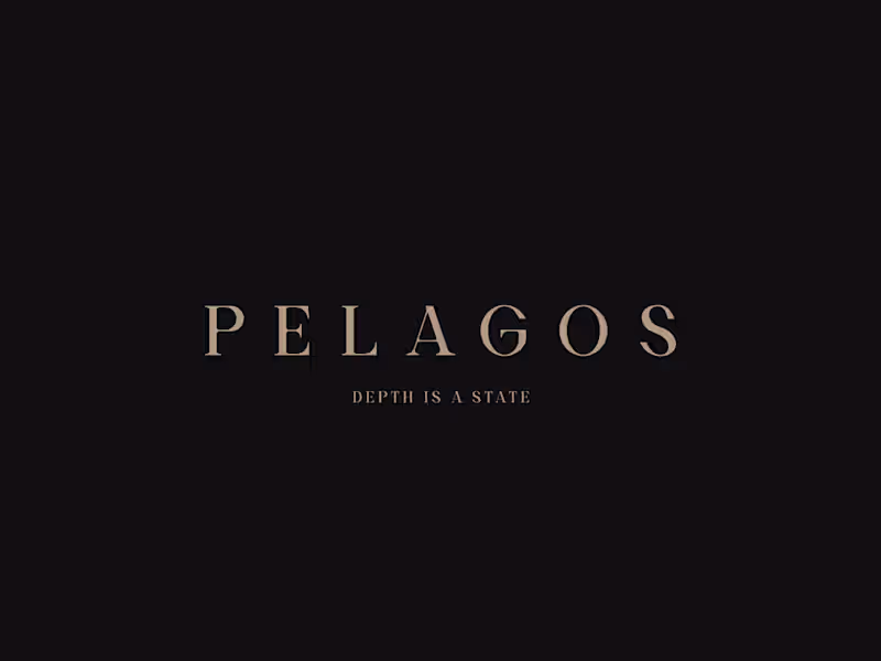 Cover image for Underwater Luxury Restaurant Brand Identity for Pelagos