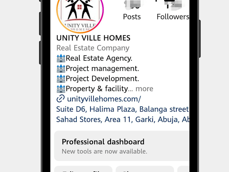 Cover image for UNITY VILLE HOMES 