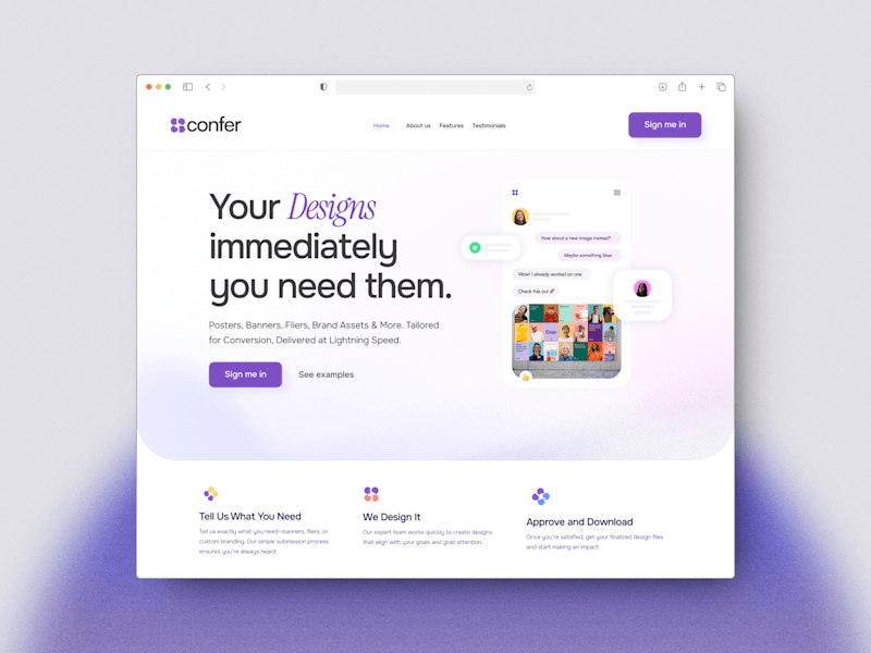Cover image for Design and WordPress Development for Confer