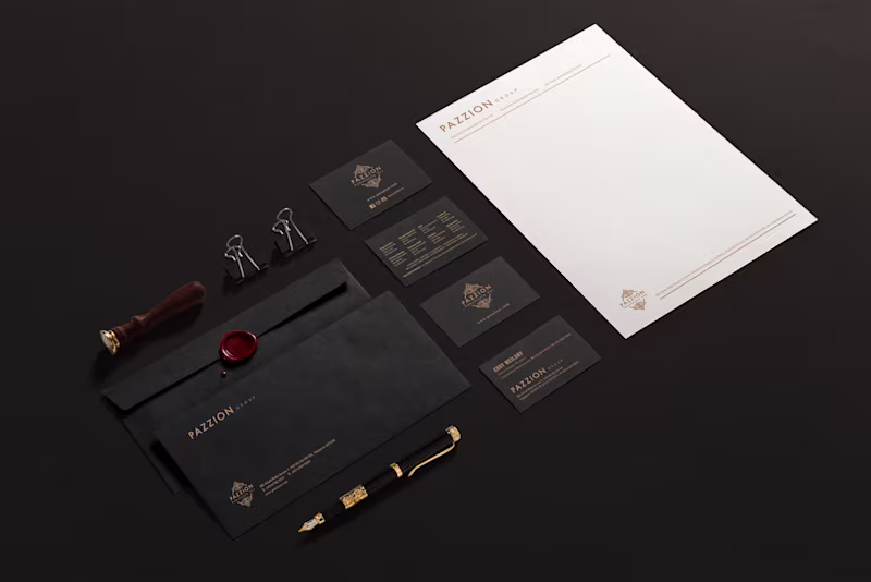Cover image for Pazzion Corporate Identity