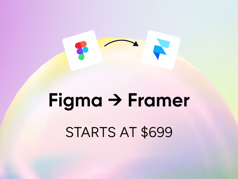 Cover image for Figma to Framer