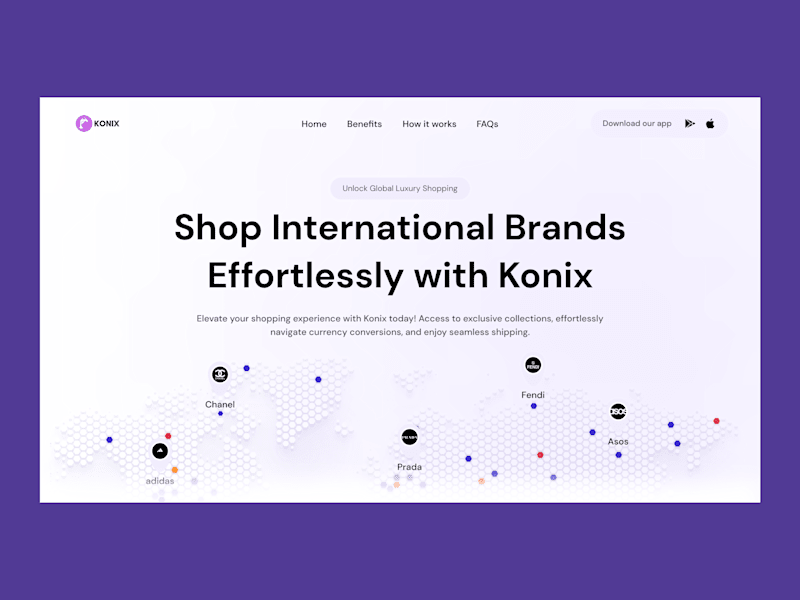 Cover image for Konix Ecommerce Landing Page