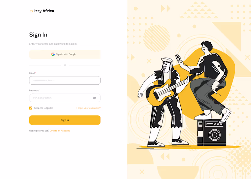 Cover image for Sign up screen😊