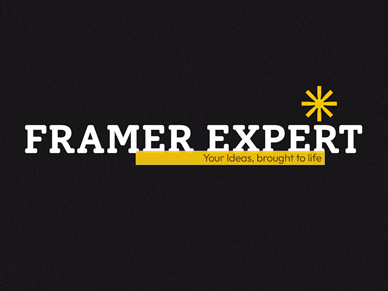 Cover image for Framer Website Design & Development