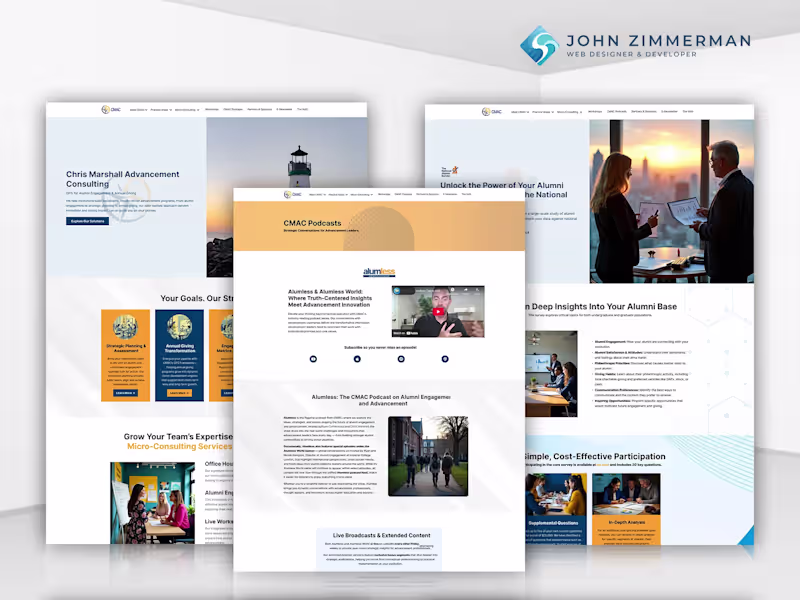 Cover image for Large-Scale Custom Kajabi Website Build for Consulting Firm