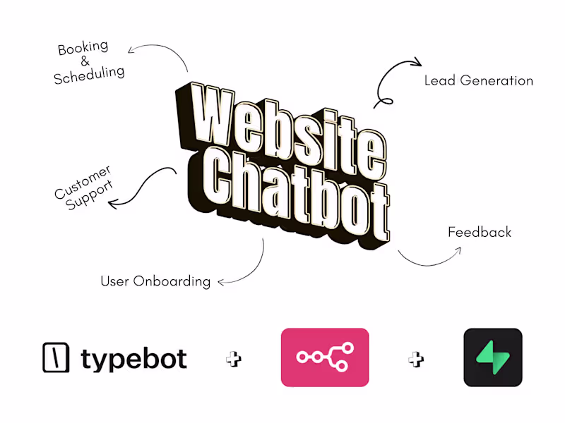 Cover image for 🤖 AI-Powered Website Chatbot Development