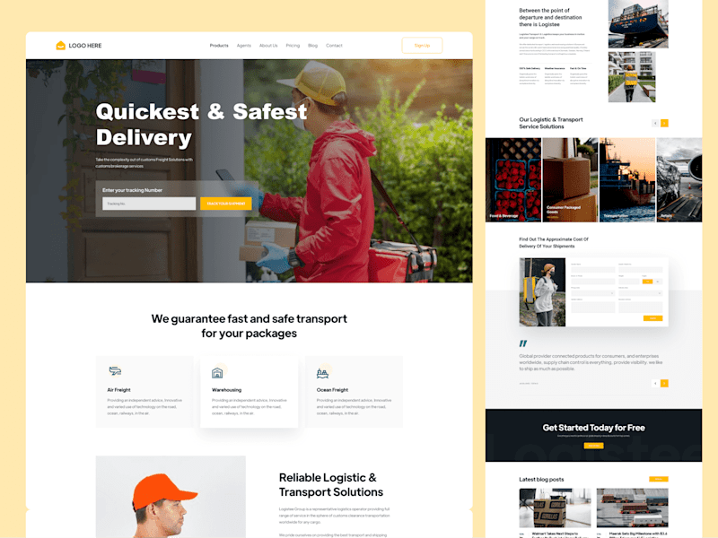Cover image for Quickest & Safest Delivery website
