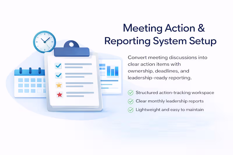 Cover image for Project Title AI-Assisted Meeting Notes Summary Description:...