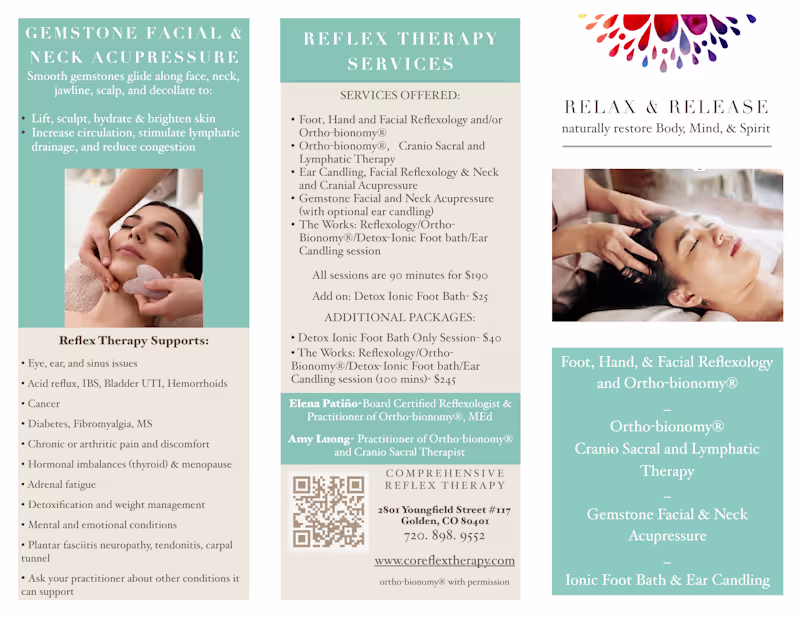Cover image for Client Brochure: Reflexology Business