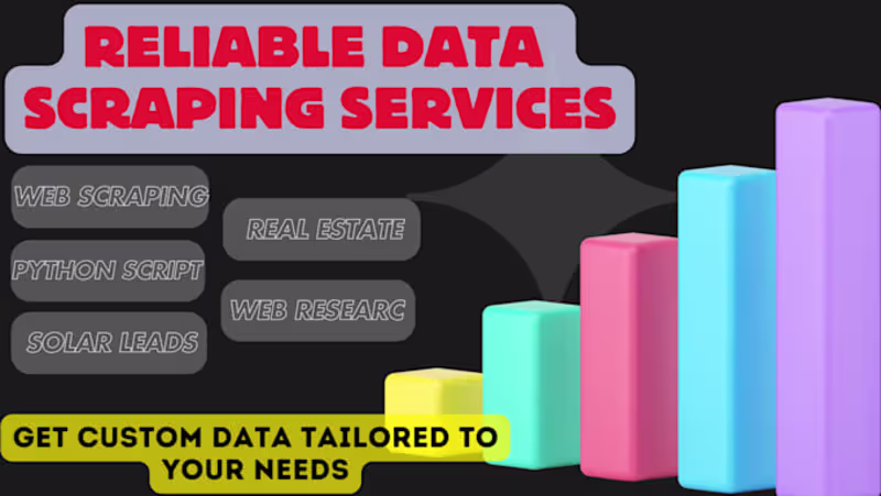 Cover image for Get accurate Web Scraping, Lead Generation and Custom Data.