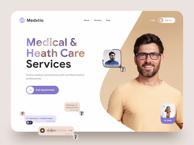 Cover image for Online Medical Consultancy – Web & Mobile App Design & Dev