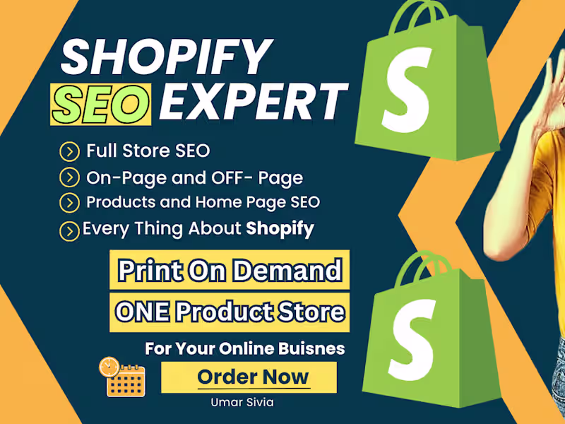 Cover image for I will boost your shopify sales and visibility with SEO expert