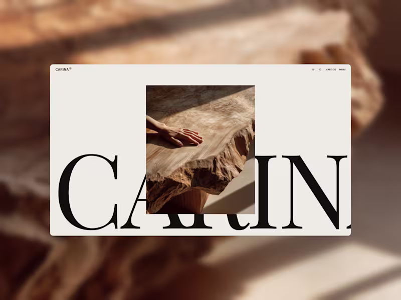 Cover image for Carina Studio Template