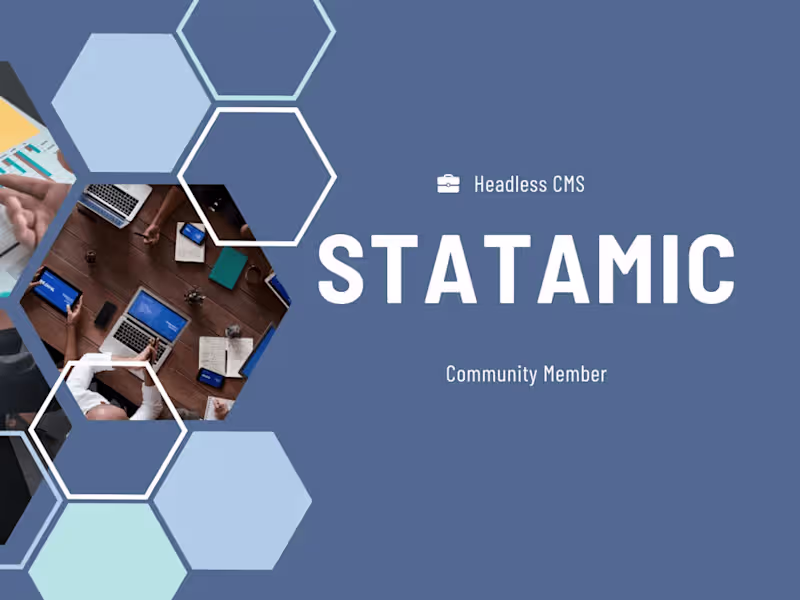 Cover image for Statamic CMS Development