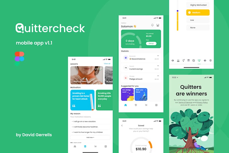 Cover image for Quit Smoking App :: Behance