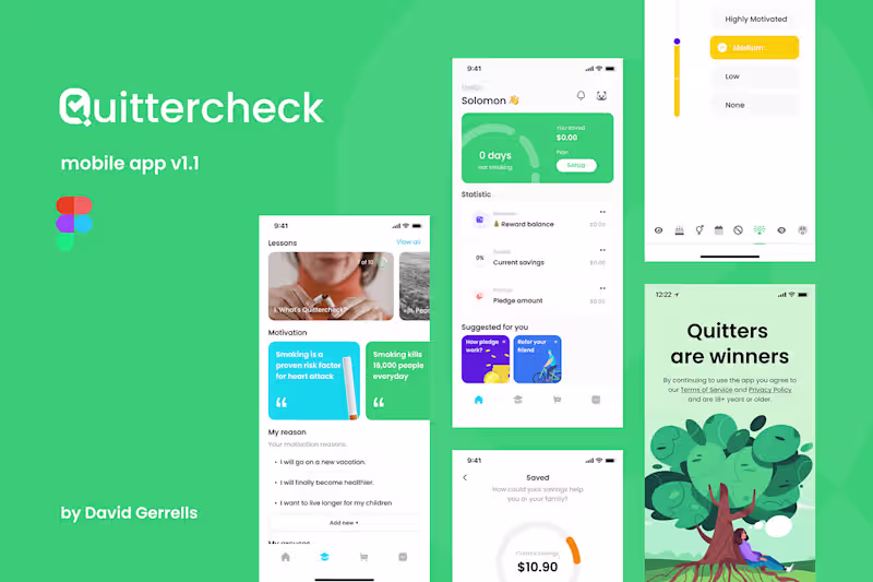 Cover image for Quit Smoking App :: Behance