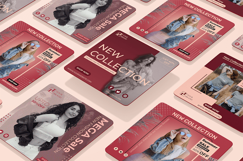 Cover image for Social media posts and story designs