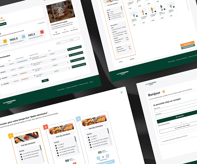 Cover image for Ordering platform - La Consignerie