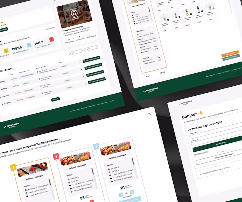 Cover image for Ordering platform - La Consignerie