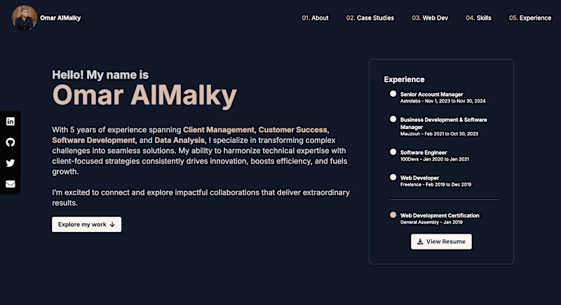 Cover image for Portfolio Website Template