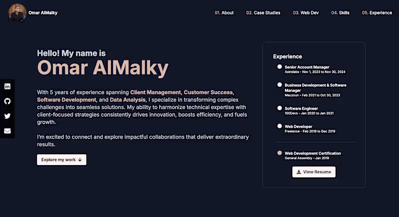 Cover image for Portfolio Website Template