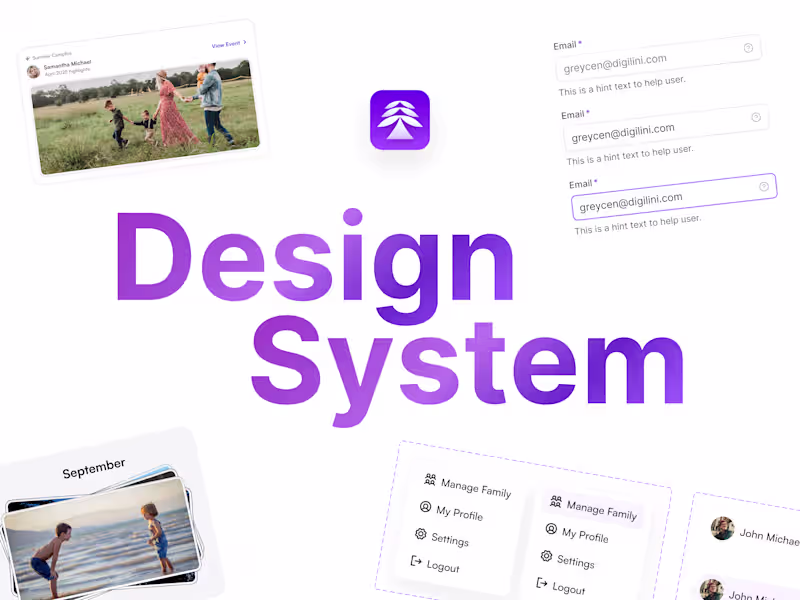 Cover image for Digilini - Web App (Design System)