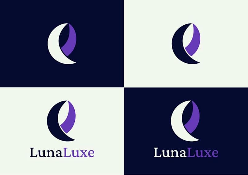 Cover image for LunaLuxe | Logo / Visual Identity design