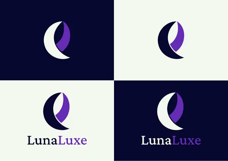 Cover image for LunaLuxe | Logo / Visual Identity design