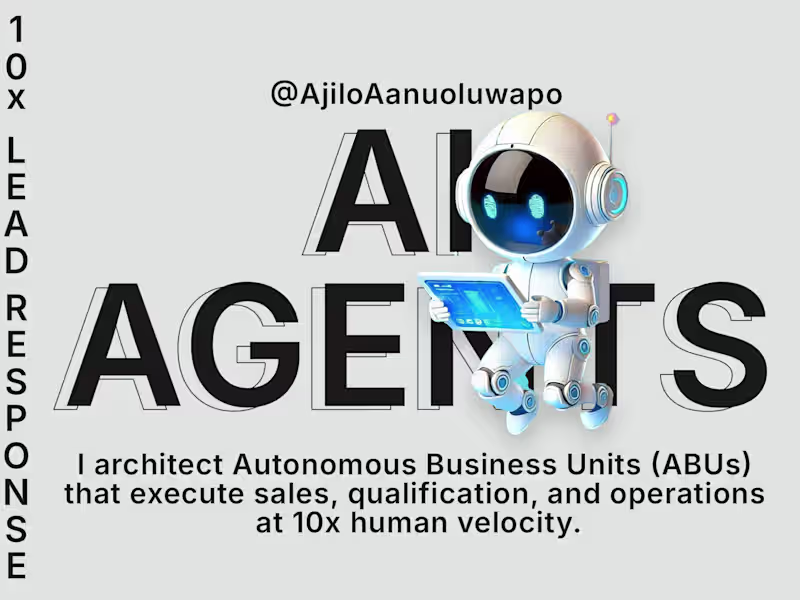 Cover image for AI Systems Architect | High-Velocity Agentic Infrastructure