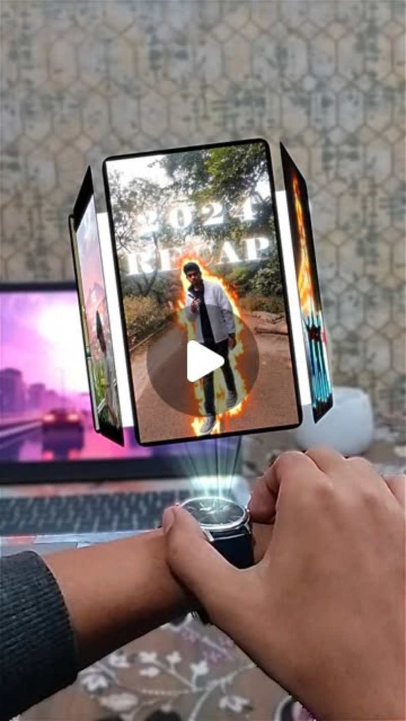 Cover image for 3D Hologram Effect Video Edit