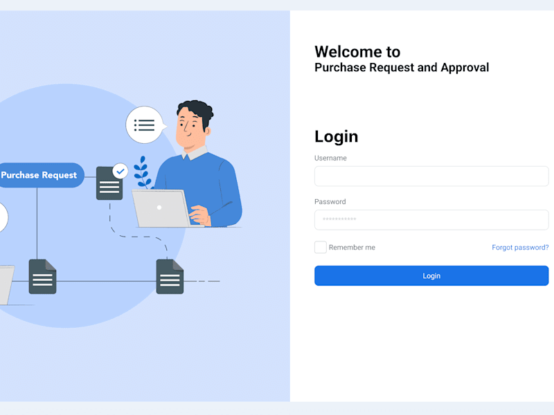 Cover image for Purchase and Approval App