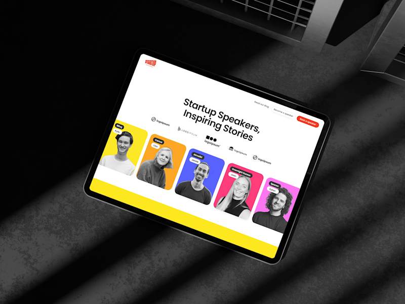 Cover image for Startup Speakers