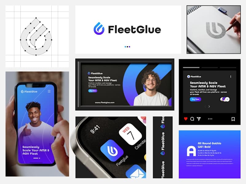 Cover image for Logo & Brand Identity Design With brand style guide