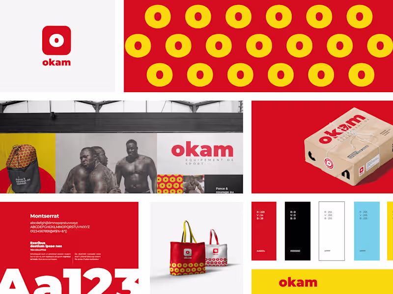 Cover image for Brand identity for OKAM compaign