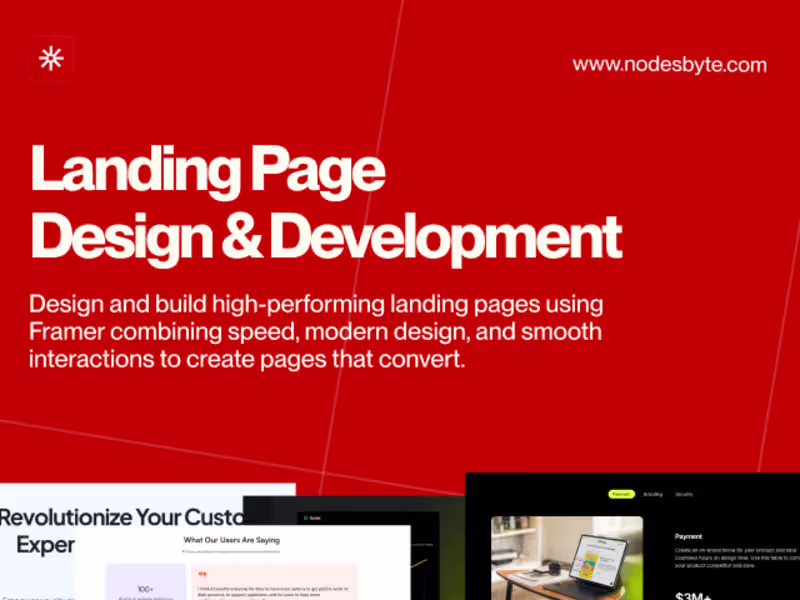 Cover image for Saas Landing Pages
