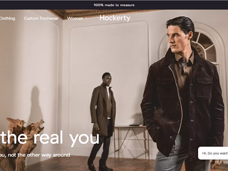 Cover image for 
Custom Tailored Clothing Online | Hockerty