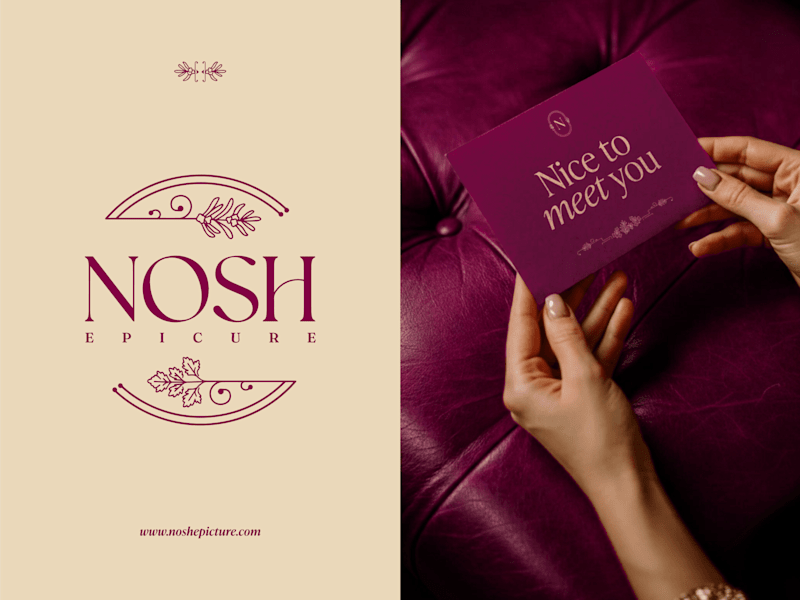 Cover image for Nosh Restaurant Branding | Fine Dining Visual Identity