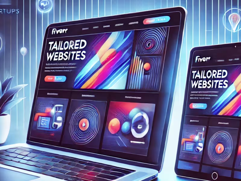 Cover image for I will create a tailored site for you portfolio or your business