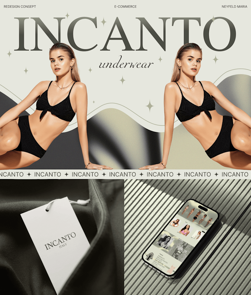 Cover image for Incanto Website design