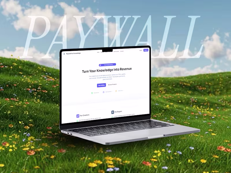 Cover image for Paywall for Knowledge: A SaaS Solution for Creators