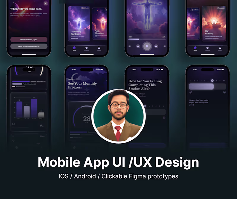 Cover image for Clickable Mobile App UI/UX Design Solutions